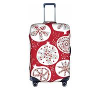 Pintura de granada, lavable, cubierta de equipaje de viaje, impresión abstracta colorida, equipaje, protector de maleta, blanco y opulento jardín, tamaño mediano, Jardín Blanco/Opulento, medium