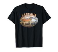 Pintura de la Cueva de Lascaux Arte prehistórico Caballos Arte Parietal Camiseta