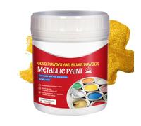 Pintura de lámina dorada - 500 ml de pintura de oro de hoja de oro par art | tinta de madera dorada líquida para pintura artística, paredes artesanales, tiza, metal, ideal para decoraciones