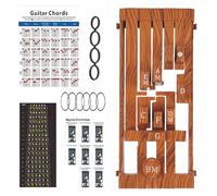 Pintura de madera 15 x 7,2 x 5 cm para entrenamiento de acordes, guitarra para principiantes, herramienta de aprendizaje para guitarras, herramientas de enseñanza de ayudas, fácil de usar, herramienta