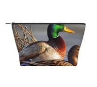Pintura De Pato En El Agua, Bolsa de artículos de tocador Bolsa de Maquillaje Bolsa de cosméticos Bolsa de artículos de tocador de Viaje portátil