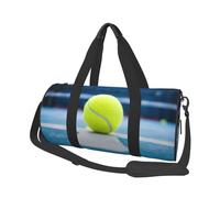 Pintura de Pelota de Tenis, Bolsa de Viaje de Gran Capacidad, Bolso Redondo, Bolsa de Viaje Deportiva, Bolsa de Mano, Bolsa de Fitness