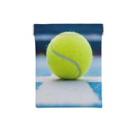 Pintura de Pelota de Tenis, Squeeze Top Wallet Bolsa de Almacenamiento para Mujer Monedero pequeño Bolsa de Cambio