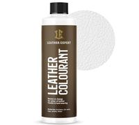 Pintura de piel de color blanco al agua, 250 ml, para piel natural y ecológica, sin alcohol, para todos los accesorios de piel, no se agrieta ni se despega