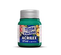 Pintura de tela Acrilex, verde mar, color 630, 37 ml
