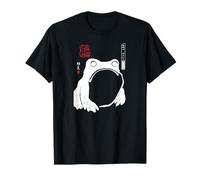 Pintura de Tinta Sumi-e de Arte japonés de Rana Vintage Camiseta