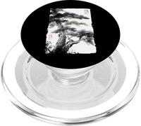 Pintura de tinta Sumi-e japonesa con bosque de pinos brumosos PopSockets PopGrip para MagSafe