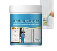 Pintura de vidrio esmerilado para ventana, película de privacidad de 500 g, resistente a los rayos UV e impermeable, spray de vidrio esmerilado para baño, cocina, puertas y ventanas, superficies de