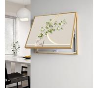 Pintura Decorativa Para Caja De Medidor De Electricidad Oculta, Cubierta De Panel Eléctrico Para Decoración Del Hogar, Superficie De Película De Cristal(Gold 5,55 * 40cm/21.6 * 15.7in)