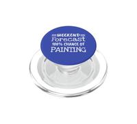 Pintura del pronóstico del Fin de Semana PopSockets PopGrip para MagSafe