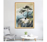 Pintura Diamante, Animal Árboles Grande Diamond Painting Kit Completo por Adultos Niños, Cuadros Diamantes 5d Rhinestones Lienzos Bordado Punto de Cruz para Decoración de Pared Hogar Arte 30x40cm