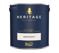 Pintura Dulux Blanca Griega 2.5L Heritage Velvet Mate 2.5L