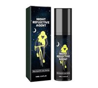 Pintura en aerosol nocturna: aerosol brillante de 100 ml, recubrimiento de brillo reflectante, acabado decorativo luminoso, rociado brillante reactivo UV, brillo en efecto oscuro | Pintura de aerosole
