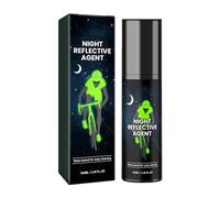 Pintura En Aerosol Reflectante - Pintura En Aerosol Que Brilla En La Oscuridad Para Ropa, 100 Ml | Pintura En Aerosol Brillante, Pintura Brillante De Larga Duración Para Ropa, Bicicletas, Patinetas, L