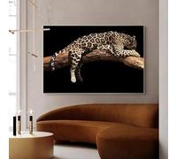 Pintura en lienzo de tigre, león y leopardo, arte de pared, carteles e impresiones, imágenes, decoración del hogar, decoración moderna para sala de estar, 60 x 80 cm, sin marco