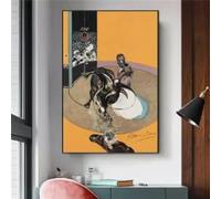 Pintura en lienzo de un artista famoso, carteles abstractos de corridas de toros e impresiones, imágenes artísticas de pared para la decoración del hogar de la sala de estar (60 x 90 cm/sin marco)