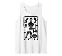 Pintura en Miniatura Fantasía Mini Pintor Divertido Orco RPG Camiseta sin Mangas