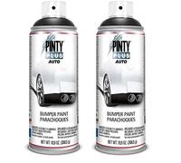 PINTURA EN SPRAY AUTO 520cc BUMPER TEXTURADO (Paquete de 2)