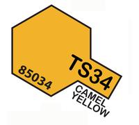 Pintura En Spray Para Plástico 100 Ml. Amarillo Camel Ts34 TAMIYA