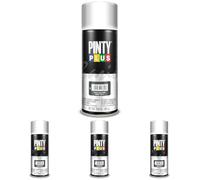 Pintura en spray PINTYPLUS BASIC 520cc Gris Oscuro 7011 (Paquete de 4)