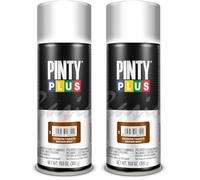 Pintura en spray PINTYPLUS BASIC 520cc Marrón Tabaco 8007 (Paquete de 2)