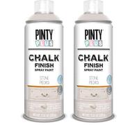 Pintura en spray PINTYPLUS CHALK 520cc CK791 PIEDRA 335 g (Paquete de 2)