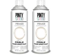Pintura en spray PINTYPLUS CHALK 520cc Imprimación blanca (Paquete de 2)