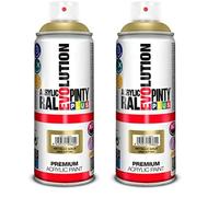 PINTURA EN SPRAY PINTYPLUS EVOLUTION METALIZADA 520CC ORO MT192 (Paquete de 2)