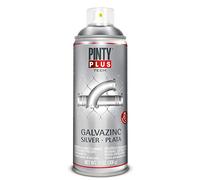Pintura en spray PINTYPLUS TECH 520 Galvazinc Plata G150
