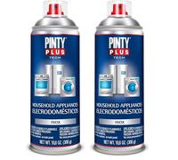 PINTURA EN SPRAY PINTYPLUS TECH INOX ELECTRODOMÉSTICOS E150 SPRAY 520CC (Paquete de 2)
