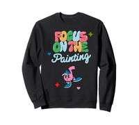 Pintura Enfoque Lienzo Pincel Trazos Obra De Sudadera