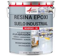Pintura epoxi suelo industriale, aparcamiento: REVEPOXY TRÁFICO INTENSO - 5 Kg (hasta 10 m² en 2 capas) Gris tele 4 - RAL 7047 - ARCANE INDUSTRIES