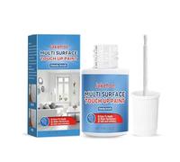 Pintura esmaltada de baño de 30 ml, pintura de retoque de esmalte blanco, pintura de reparación de azulejos, reparación de esmalte de baño de secado rápido, para reparar pequeños arañazos, defectos y