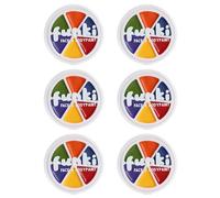 Pintura facial a base de aceite Rainbow - Olla de pintura facial y corporal multicolor - Perfecto para eventos de orgullo - Paquete de 6