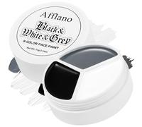 Pintura Facial Corporal Negro Blanco Gris 76g Maquillaje Halloween Gris para Adultos Gótico Béisbol Carnaval Mimo Payaso Blanco Zombie SFX Esqueleto Cosplay Disfraz Terrifier