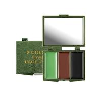 Pintura Facial de Camuflaje, 3 Colors Piezas de Pintura Facial de Camuflaje, Face Cream Blush, Ideal para Actividades al aire Libre y para Aplicar Maquillaje Face, Resistente al agua, Unisex