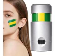 Pintura facial deportiva, maquillaje de espíritu de equipo, colores faciales para eventos, resistente al sudor, no tóxica para atletas, jugadores, fanáticos, pintura de bandera de país extraíble fácil