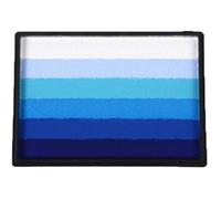 Pintura facial, paleta de pintura facial, paletas de pastel divididas a base de agua de 50 g, paleta de maquillaje de lavable, cuerpo no tóxico arco iris para niños adultos para uso di
