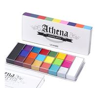 Pintura facial y corporal, 20 colores Pintura al óleo profesional Flash Tattoo Maquillaje Paleta Pintura Arte Fiesta de Halloween Vestido elegante Paleta de belleza