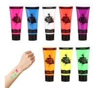 Pintura facial y corporal con luz negra, color fluorescente que UV Body