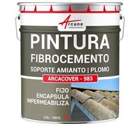 Pintura fibrocemento y encapsulado para soportes con asbesto y plomo: ARCACOVER AMIANTE - 2.5 L Teja - ARCANE INDUSTRIES