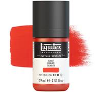 Liquitex Professional Gouache acrílico extrafino viscocidad Baja, Tubo 59 ml, Escarlata