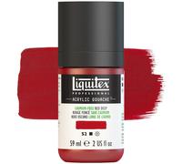 Liquitex Professional Gouache acrílico extrafino viscocidad Baja, Tubo 59 ml, Rojo
