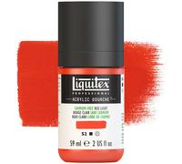Liquitex Professional Gouache acrílico extrafino viscocidad Baja, Tubo 59 ml, Rojo