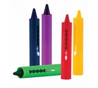 Nuby - Pinturas para la Hora del Baño - Set de 5 Lápices Estimulantes para Niños - Fácil de Lavar - 36+ meses
