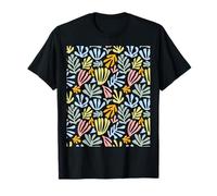 Pintura inspirada en Matisse, patrón abstracto floral botánico Camiseta