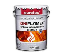 Pintura Intumescente Igniflamex - Protege los elementos metálicos y estructurales de los edificios - Pintura reactiva y protección antifuego - Color Blanco - Formato de 25 KG