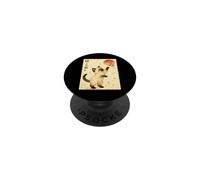 Pintura Japonesa Ukiyo-E de Mariposa de Gato siamés Kawaii PopSockets PopGrip Adhesivo