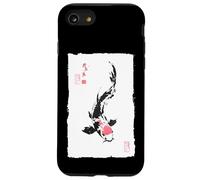 Pintura japonesa Zen Koi Fish Buena fortuna y fuerza Carcasa para iPhone SE (2020) / 7 / 8