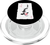 Pintura japonesa Zen Koi Fish Buena fortuna y fuerza PopSockets PopGrip para MagSafe